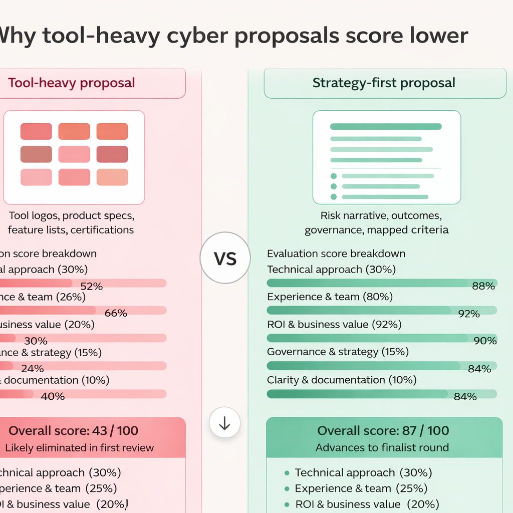 Why Tool-Heavy Cyber Proposals Score Lower
